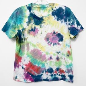 Everlane Tie Dye Boxy Slightly Cropped Short Sleeve Tee